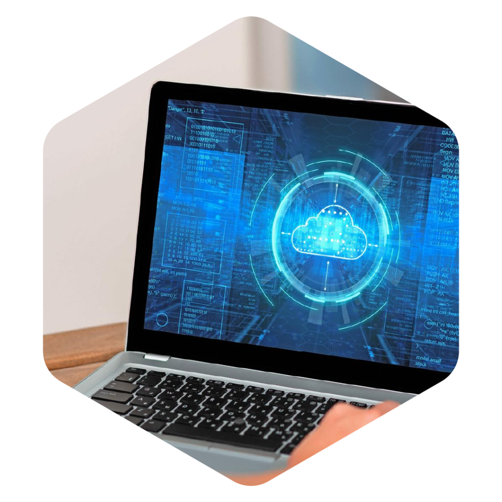 Imagen con datos en la nube